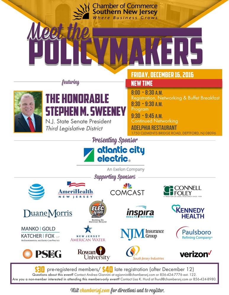 CCSNJ Meet the Pollicymakers