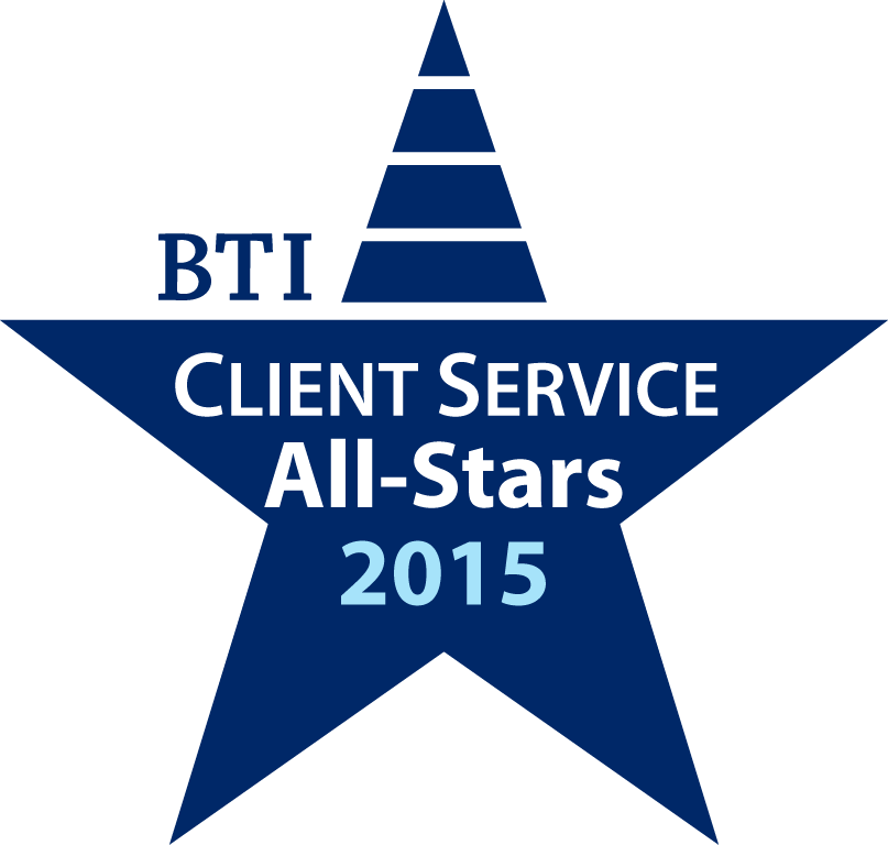 BTI Client Service All-Star logo