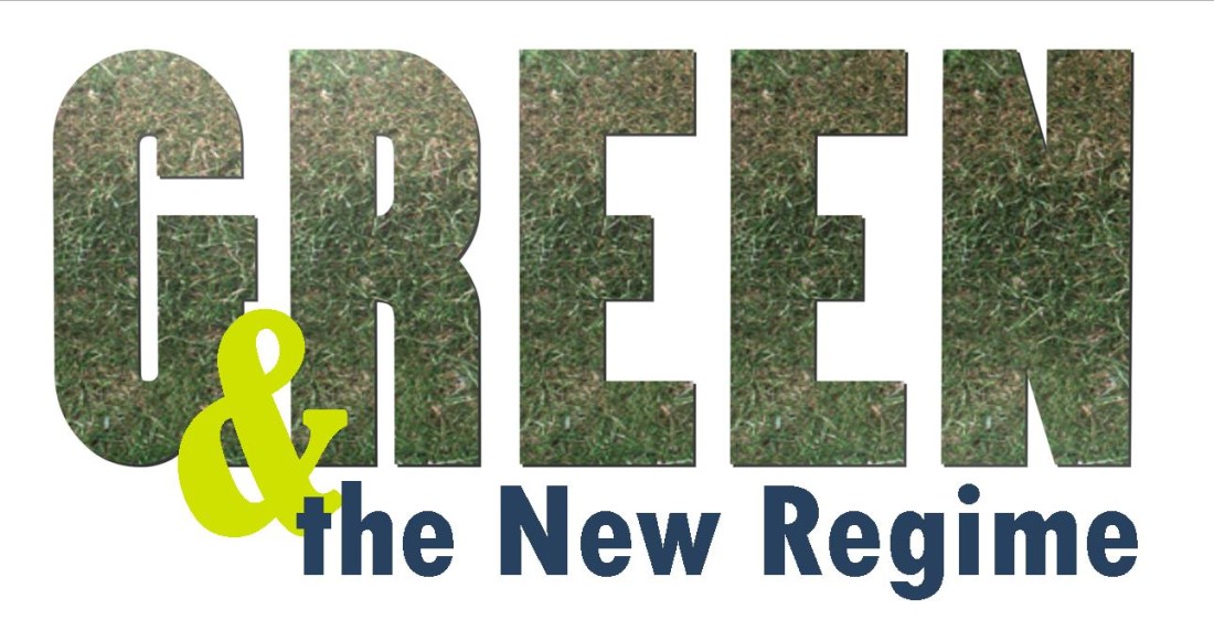 Green & the New Regime logo